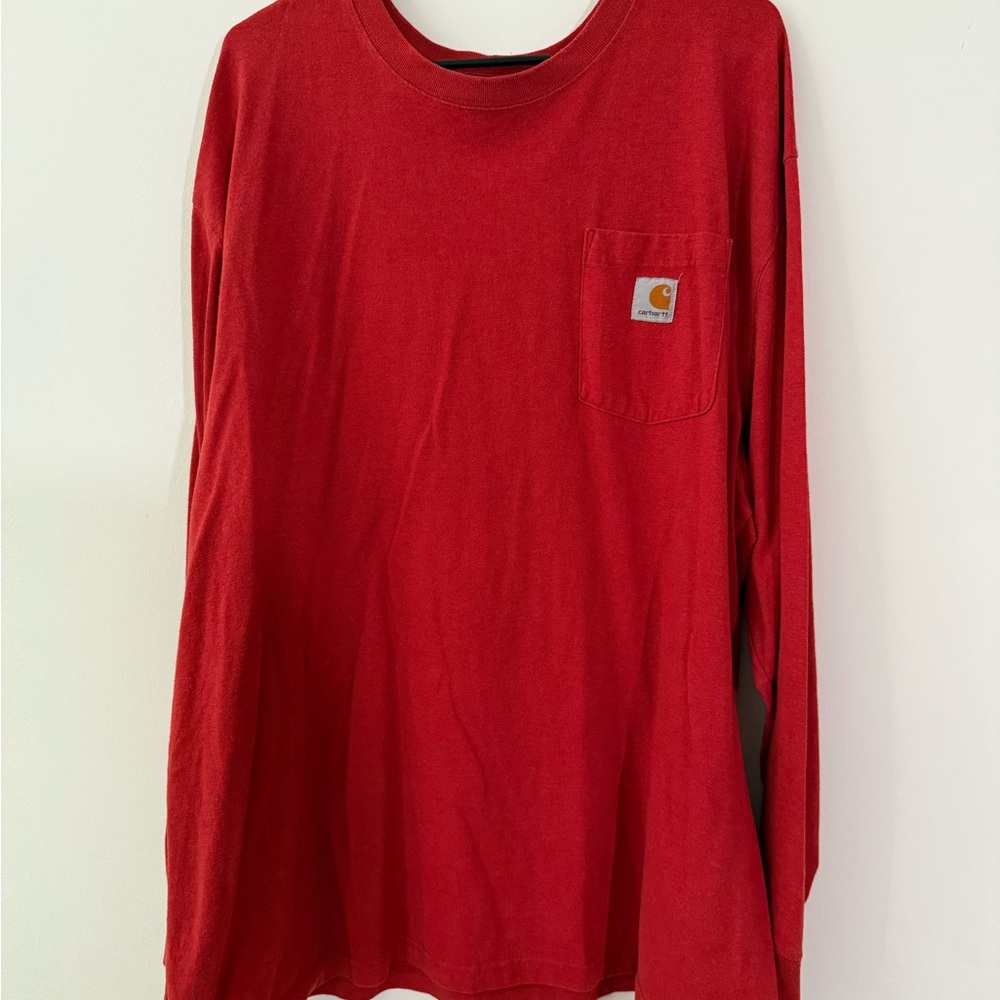 Carhartt Brick Red Loose Fit Shirt